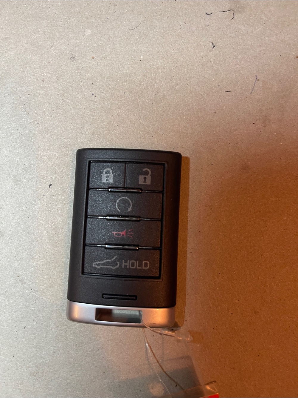 2017 Corvette Grand Sport Coupe Black Car Key Fob Remote with Trunk Hold Button